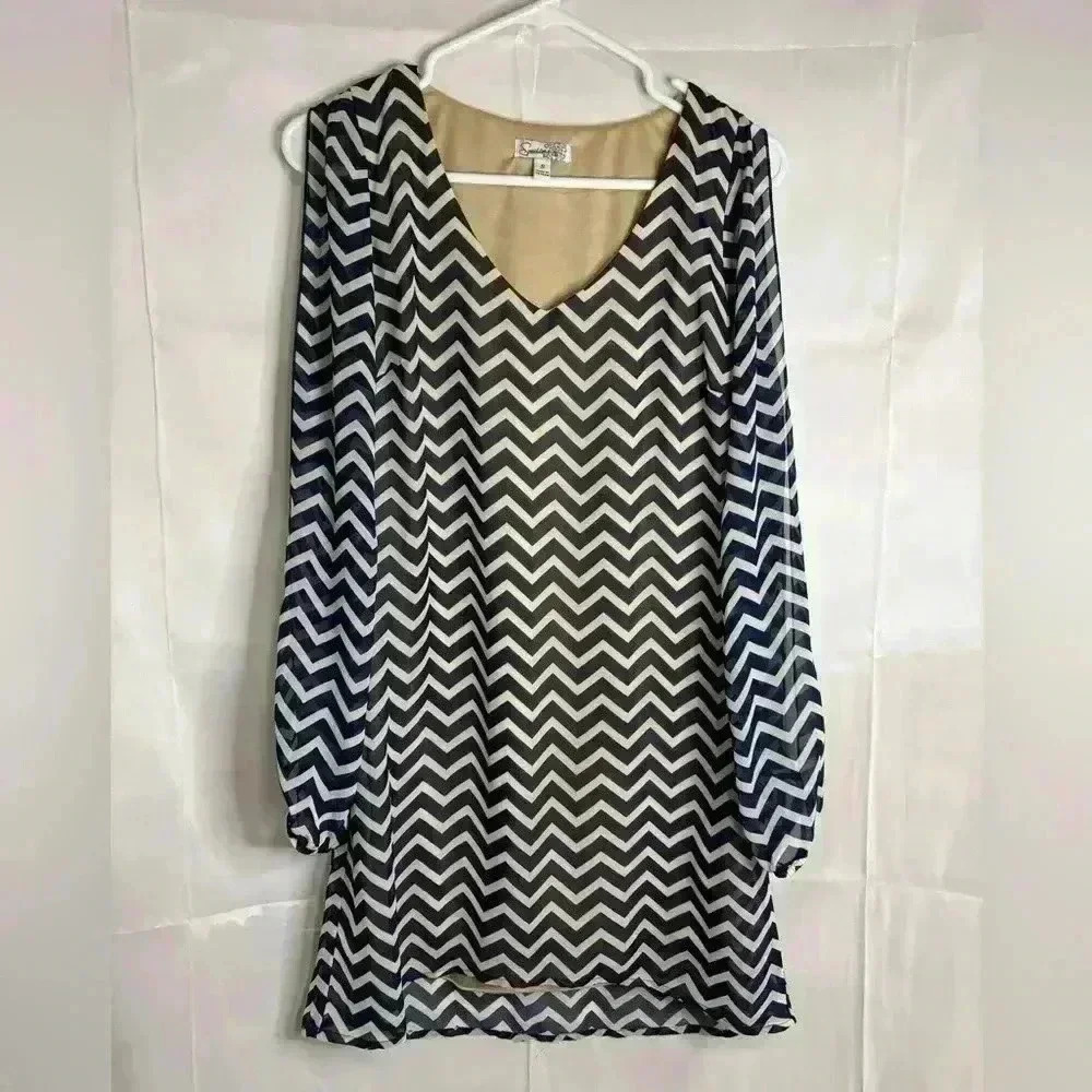 Womens size small split sleeve speechless brand midi dress, #E190